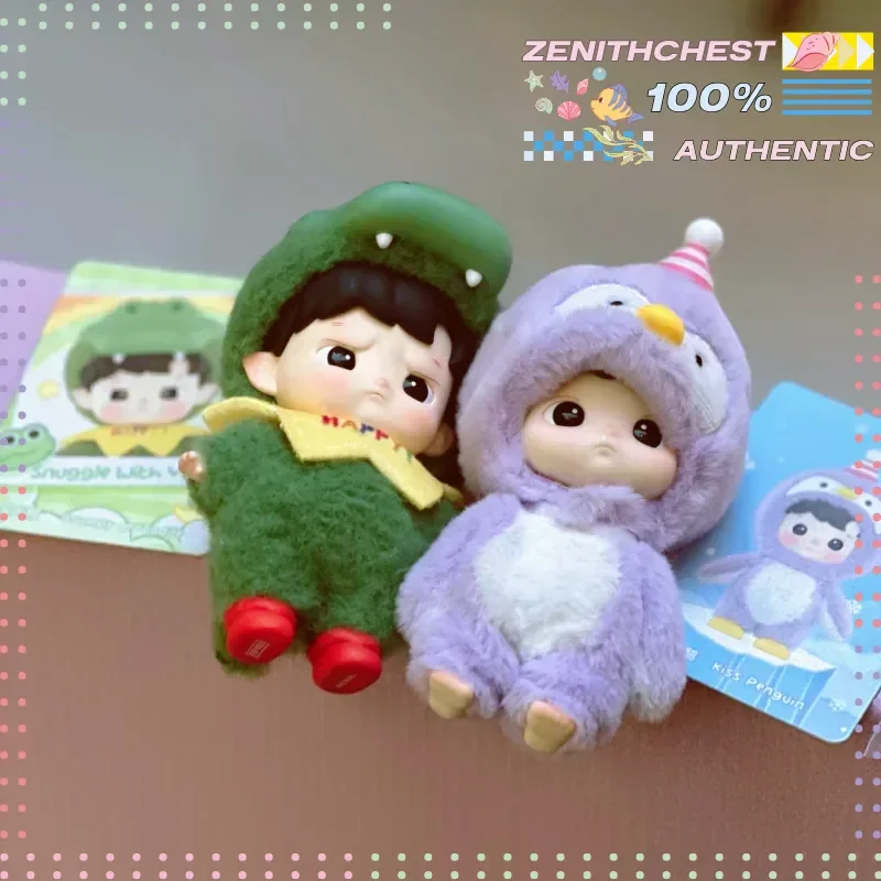 

Original POP MART Hacipupu Snuggle With You Series Blind Box Intersting Adorable Action Doll For Desk Decor And Gifting