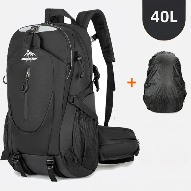 

40L Large Capacity Hiking Backpack Waterproof Outdoor Sport Camping Travel Daypack Men Women Lightweight with Rain Cover