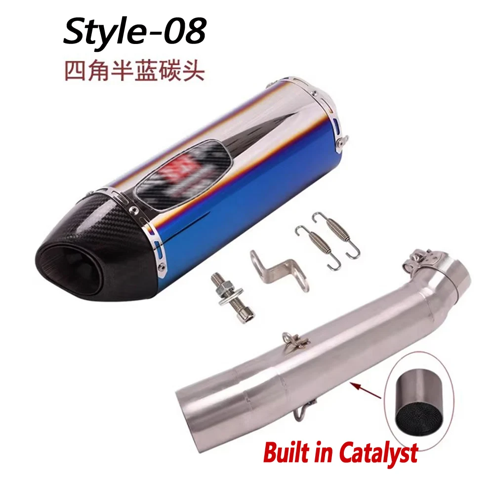 

High quality Exhaust Pipe For VOGE 525R 525 R Modification For SC/YOSHIMURA Exhaust System Middle and Tail Muffler Exhaust Pipe