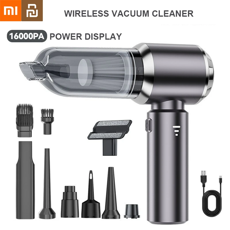 

Xiaomi Youpin Car Vacuum Cleaner Wireless Portable Cleaning Machine For Keyboard Powerful Mini Handheld Cleaner for Car and Home