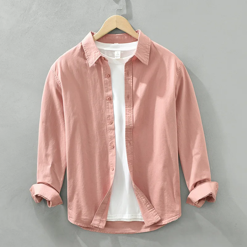 Long-sleeved Shirt Artistic Fresh Cotton Lapel