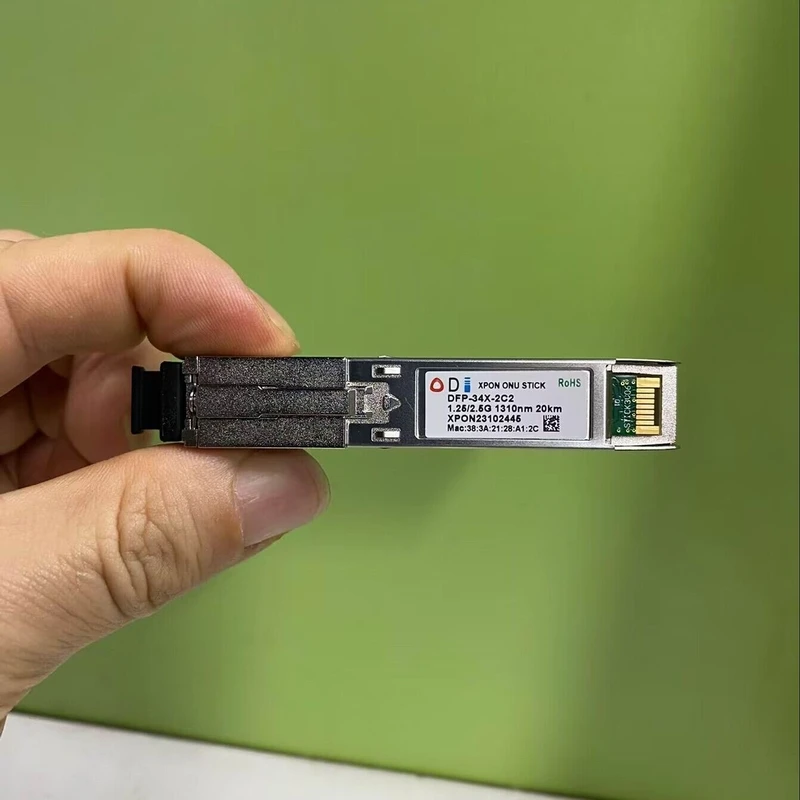 PON STICK EPON GPON XPON SFP ONU Stick con connettore MAC SC modulo DDM pon HGU 1490/1330nm PPPoE IPoE 1.25Gbps 802.3ah