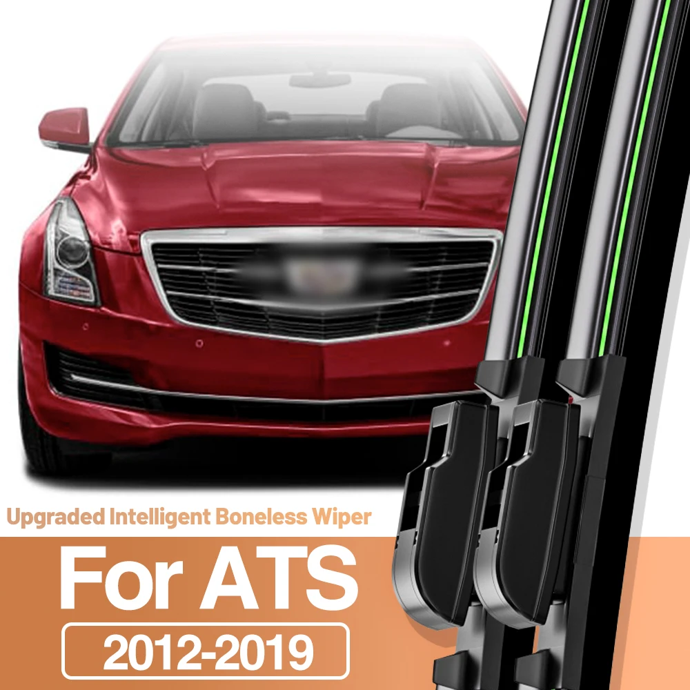 2pcs For Cadillac ATS 2012-2019 Front Windshield Wiper Blades Windscreen Window Accessories 2013 2014 2015 2016 2017 2018