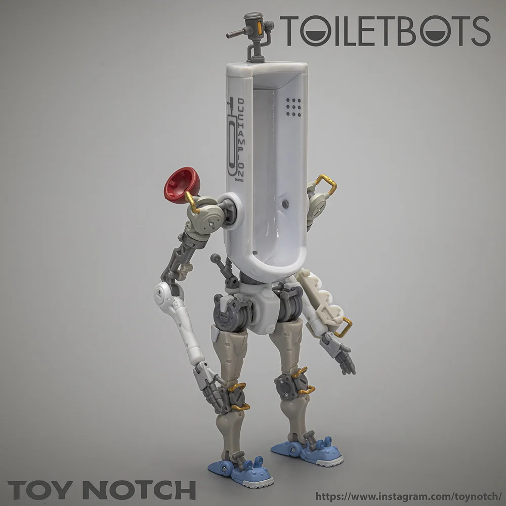 

【В наличии】Игрушка Notch FC-01 Toiletbots Porta Botty & Duchampion, набор из 2 фигурок, игрушка для сторонней вечеринки, 1/12, пластик, ПВХ