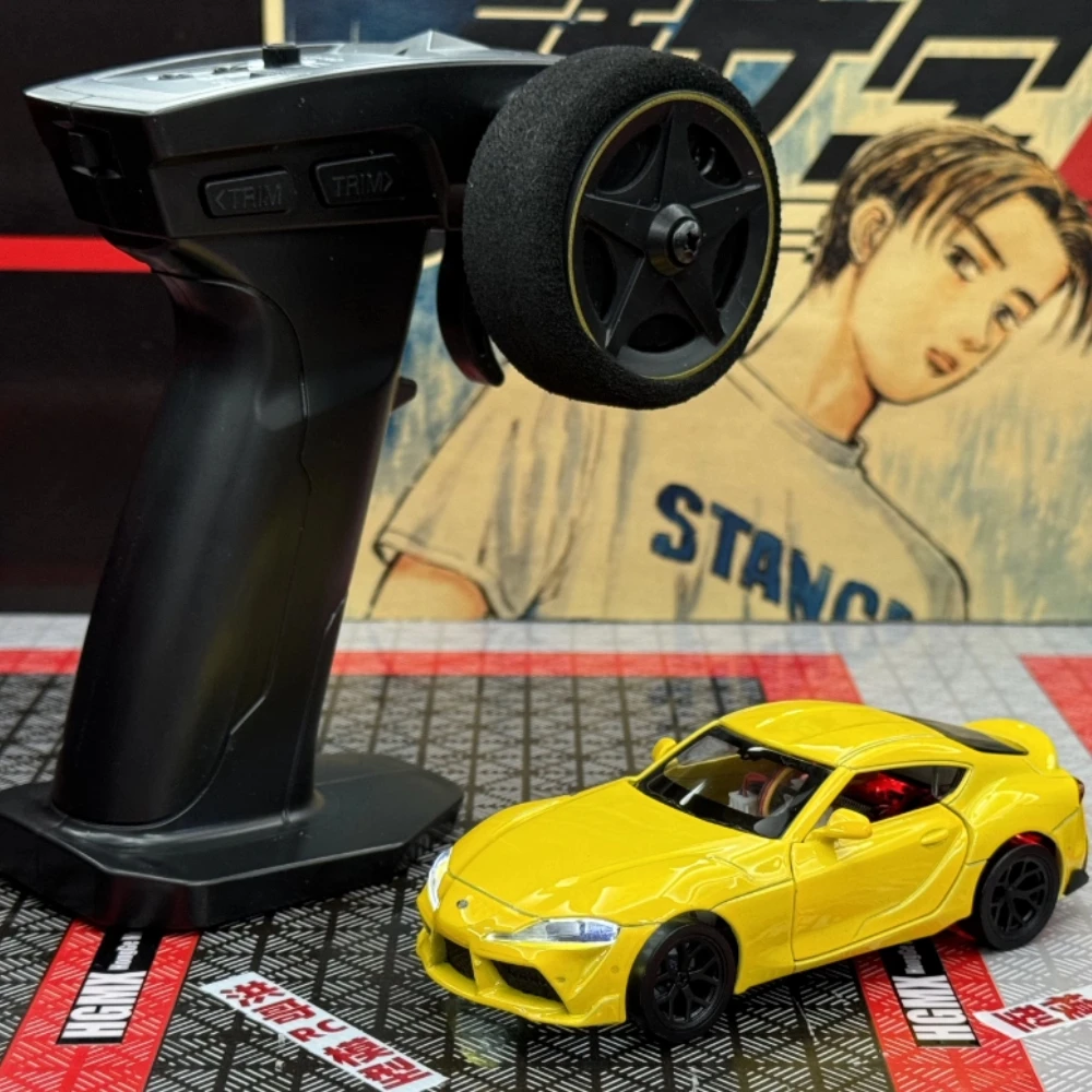 RC Metal Sports Car 1/43 Full Scale Mini Drift Remote Control Car RTR 4WD Racing DIY Modified