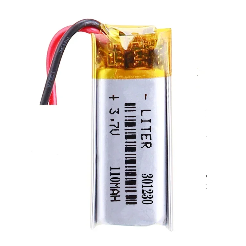 Li-Po 301230ลิเธียมโพลิเมอร์3.7V 110mAh สำหรับนาโนที่ดีหรือแป้นพิมพ์ไร้สาย