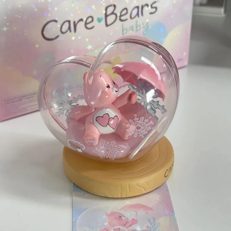 Miniso Care Bears Blind Box Weather Forecast Series Blind Anime Peripheral Figures Cartoon Decorative Tabletop Ornaments Gift