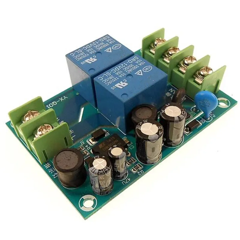 1pcs YX-Q01 220V Two-Way Power Automatic Switcher 10A 2 Power Supply 2 In 1 Out Power Failure Conversion Switch Board Module