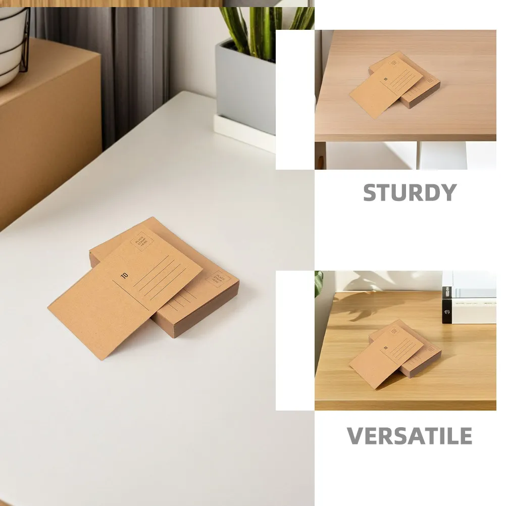 50Sheets Printable Blank Postcards Kraft Paper for Travel Birthday Thank You Notes Business Events Home Crafts Office School