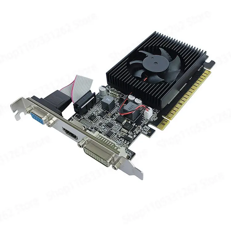 GT210 1G DDR3 independent graphics card small chassis half high card video graphics card entry-level home office