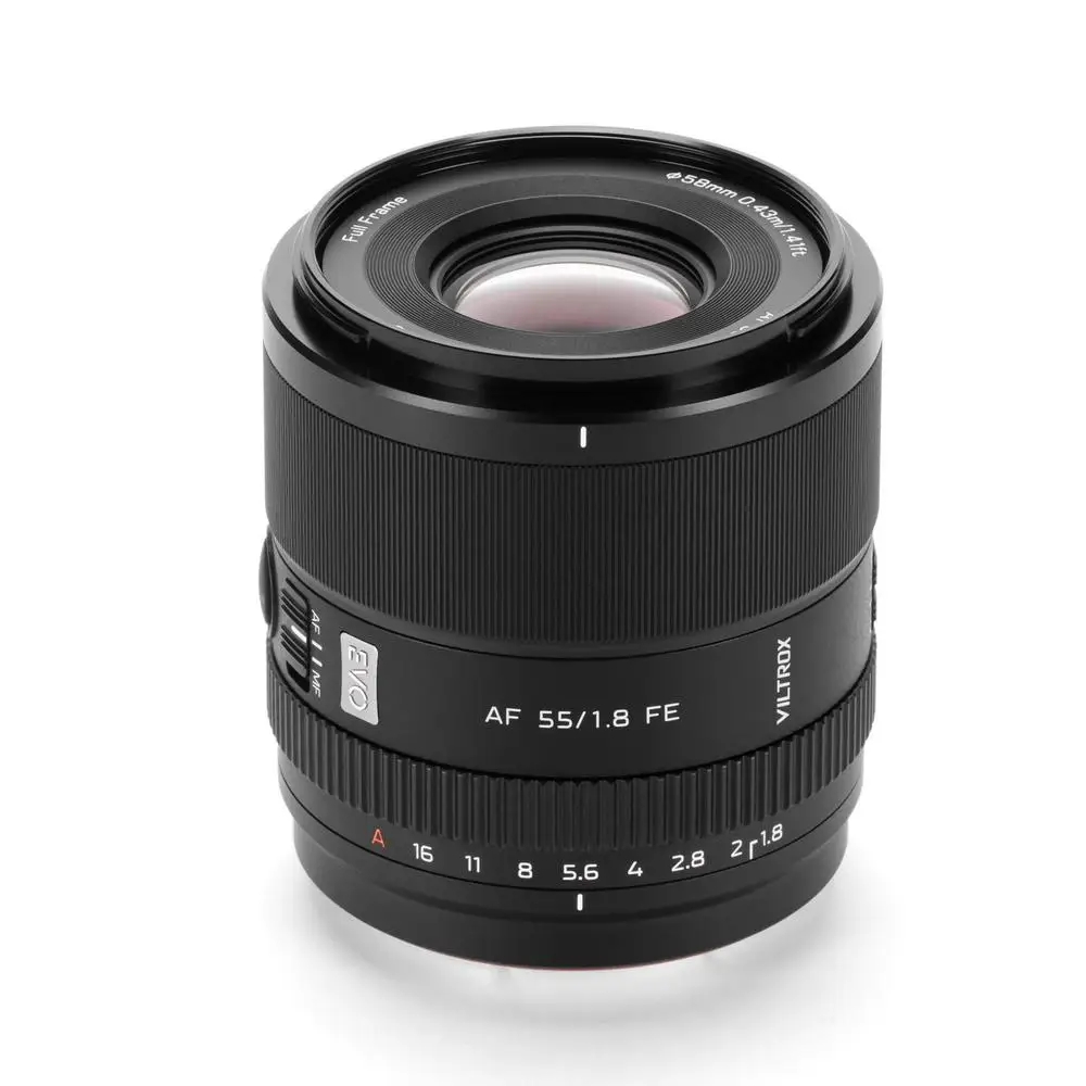Viltrox 55mm F1.8 EVO AF Full Frame Prime Portrait Lens for Sony E/Nikon Z Mount A7IV A7C II A7RV A7CR ZV-E1 FX30 Z6 III Zf