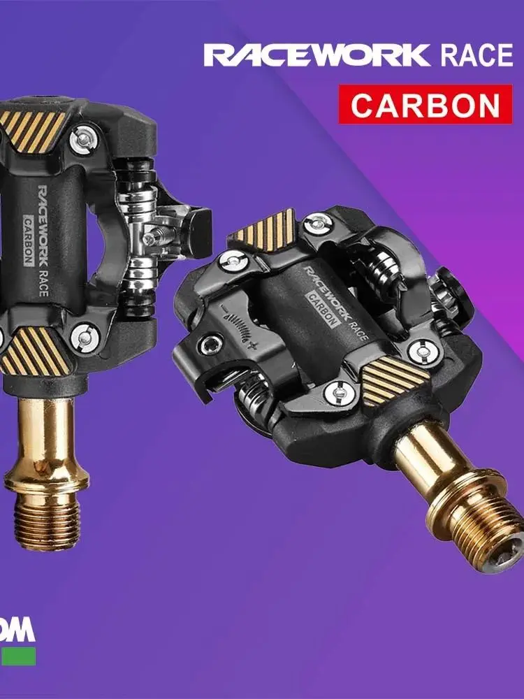 AliExpress RacewoRK RACEWORK X-M8100 MTB Bike Pedals Ultra-light Self-locking DU+ Ball-bearing Bicycle Pedals Compatible With The Shimano SPD System