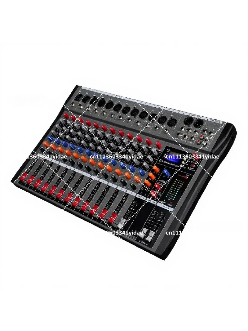 12 Channel Bluetooth USB Digital Mixer Audio Console with Voice Play for DJ