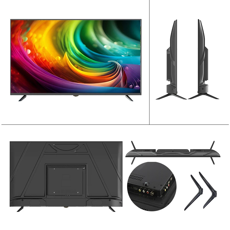 Global Version Android 11 Smart TV, 32 Inch, 4K UHD Frameless LED TV, WiFi Bluetooth Netflix YouTube Google Play HDR10