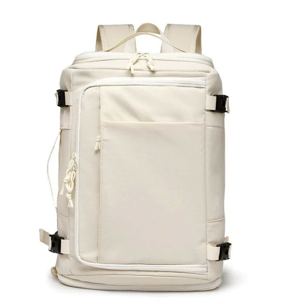 Box Style Luggage Backpack Large Capacity Unisex Travel Backpack Adjustable Shoulders with Shoes Pack Cabin Daypack Climbing