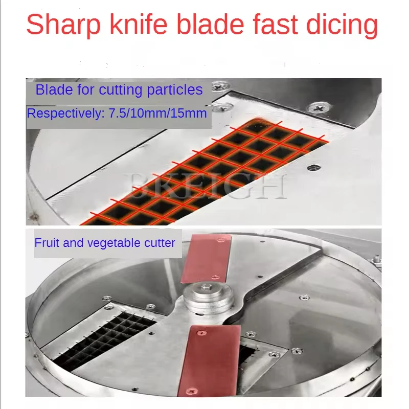 Household Multifunctional Integrated Vegetable Cutter, Bitter Gourd And Potato Dicer, Commercial Carrot Slicer