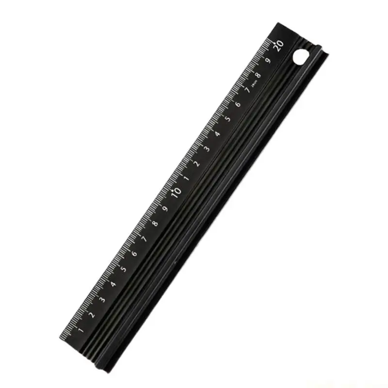A2BE Thickened Aluminum Measuring Ruler Craft Cutting Ruler Designs for Accurate Marking & Cutting In Various Application
