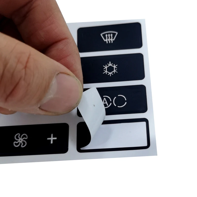 New 1Set Car Climate Control Air Conditioning Switch Button Covers for  X5 E53 1999-2006 E39 1996-2002