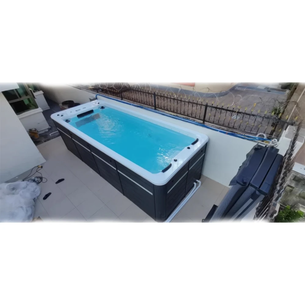 5800X2200X1500mm 8 أشخاص حمام سباحة دوامة حوض الاستحمام الاكريليك التدليك المائي تصفح تدليك سبا H5522