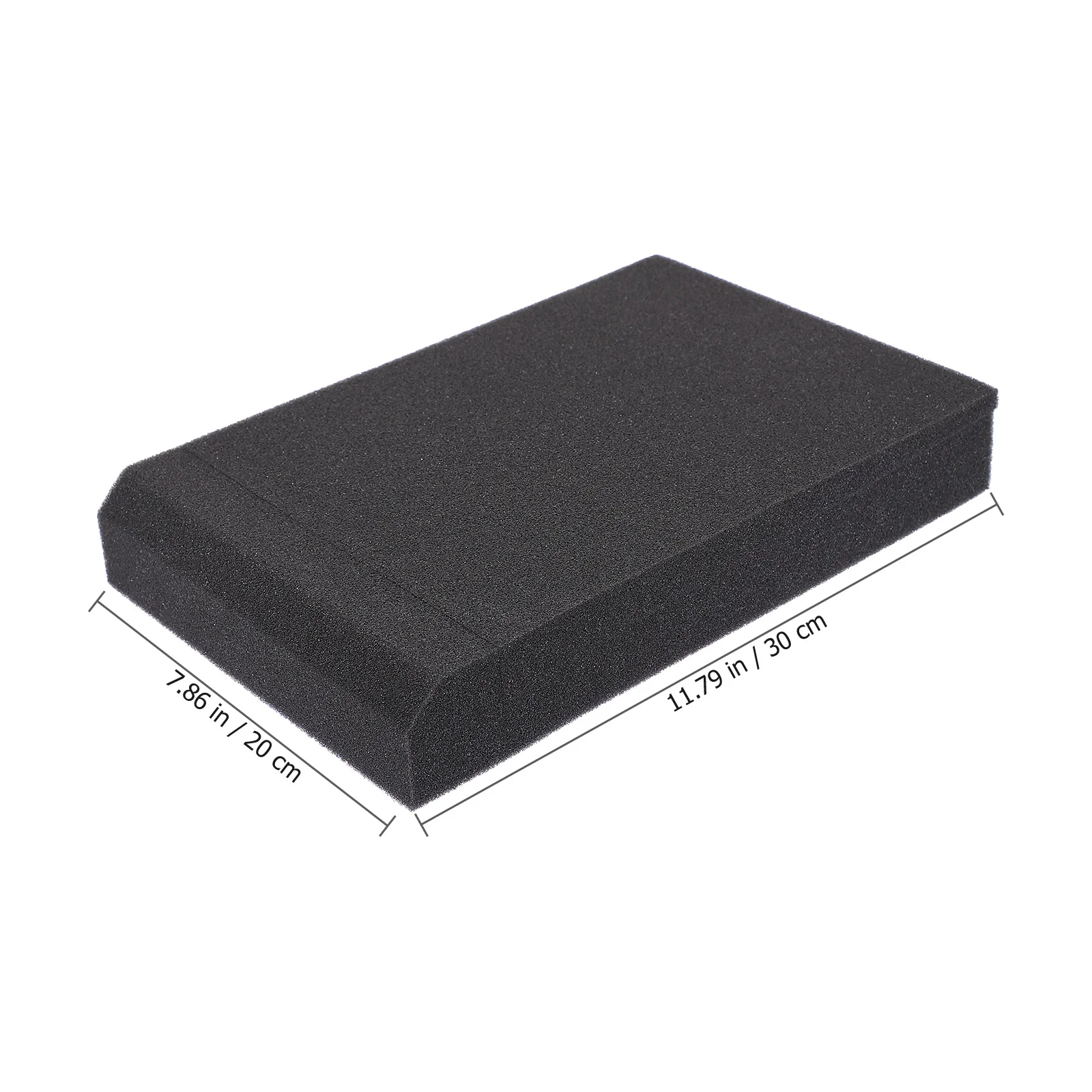 

1Set Speaker Isolation Pads Black High-Density Acoustic Foam Cushion for Monitor Loudspeaker Vibration Dampening Audio Acoustic