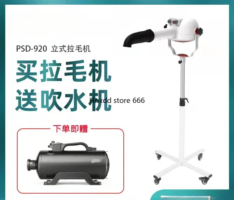 Pet shop silent cat and dog beauty professional negative ion vertical large hair dryer hair pulling machine