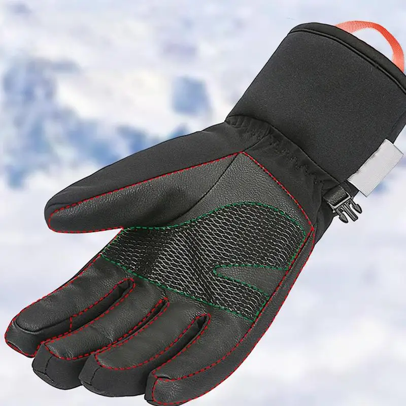 Snow Ski Gloves Winter Gloves Men Women Winter Snowboard Gloves With Touchscreen Fingers Free Stretch Flannel Ski Gloves For