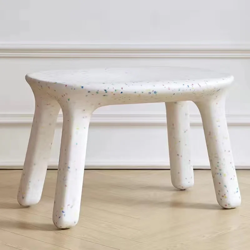 Nordic classic modern children's PE plastic round 2-seat safe and environmentally friendly bedroom table and chairs KS KS21