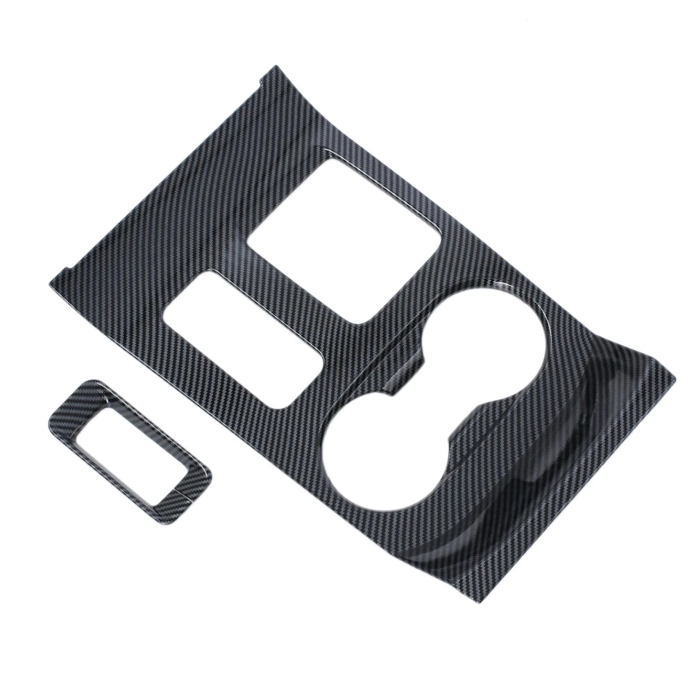 

Car Interior Accessories Carbon Fiber ABS Car Water Glass Gear Frame Cover Trim for LEADING IDEAL One 2022 Car