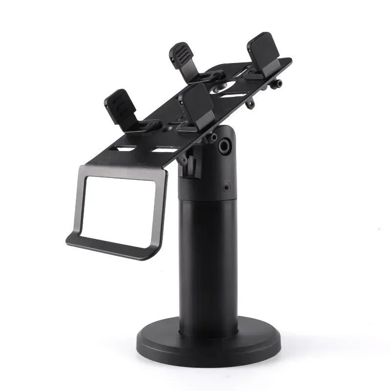 Tablet Telefoon Stand Pos Machine Roterende Verstelbare Scanner Display Bankkaart Machine Display Zwarte Standaard