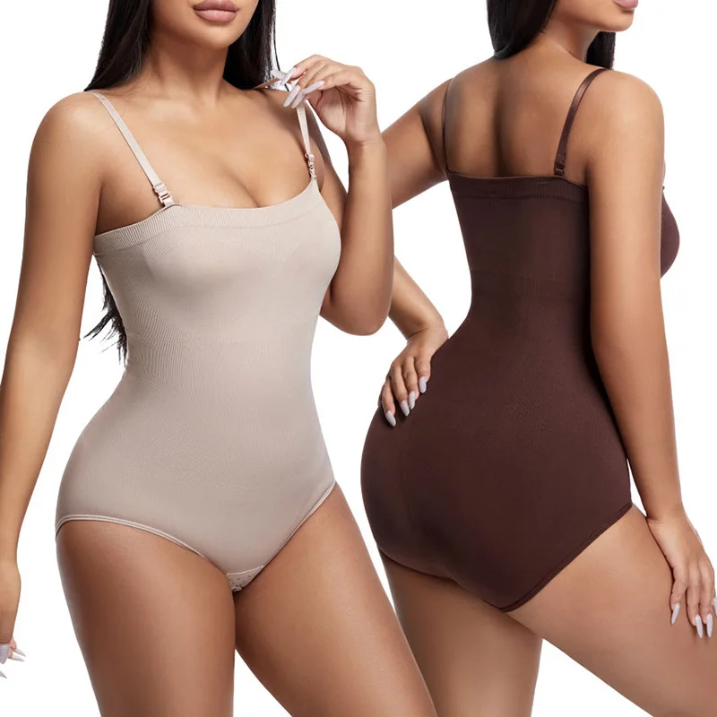 One-piece Shapewear for Women, Tummy Control, Open Crotch, Hip-lifting, Shaping Camisole, Elastic Waist Trainer Body Shaper
