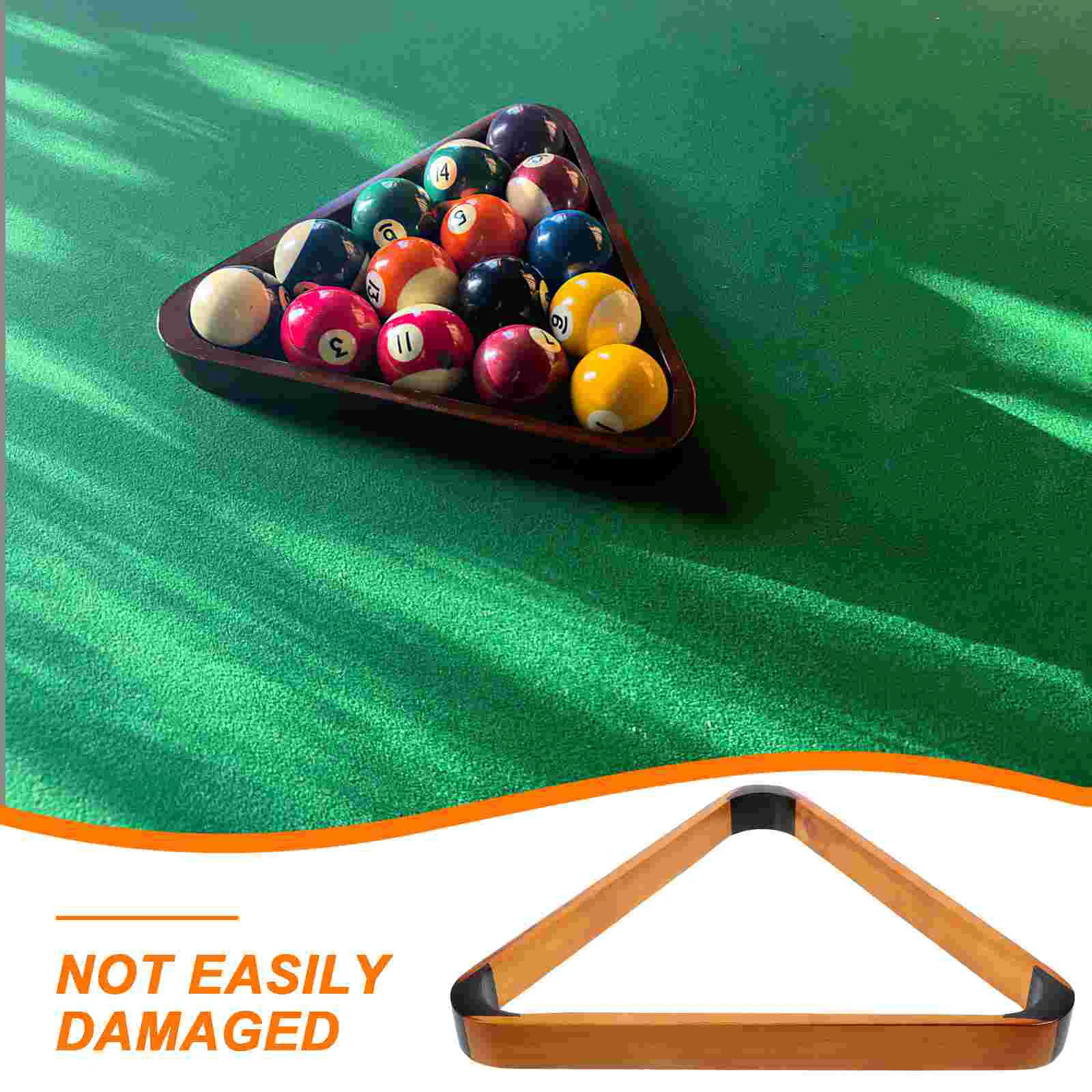 Billiard Tripod Mini Rack Retro Style Table Pool Balls Accessories Triangle Frame Holder