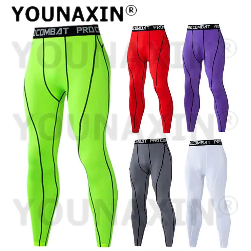 

Men Running Tights Leggings Jogging Sports Pants Gym Fitness Workout Training Yoga Bottoms Basketball Trousers S M L XL 2XL 3XL