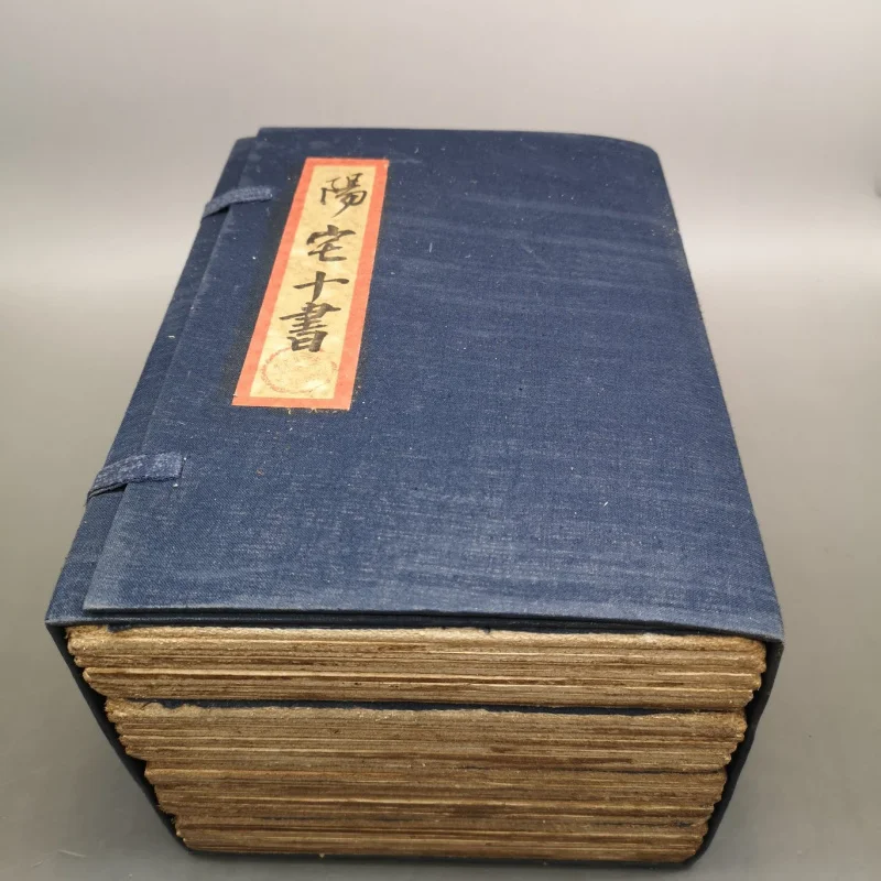 

Antique Collection Vintage Thickened Handwritten Books Set of Four Old Books Decorative Set Antique Books Gift