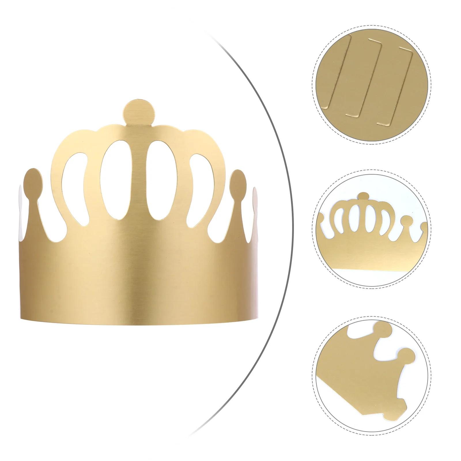 

30 Pcs Birthday Hats Party Supplies Kids Adult Paper Crown Accessories Celebratory Fun Decorations Holiday Gifts