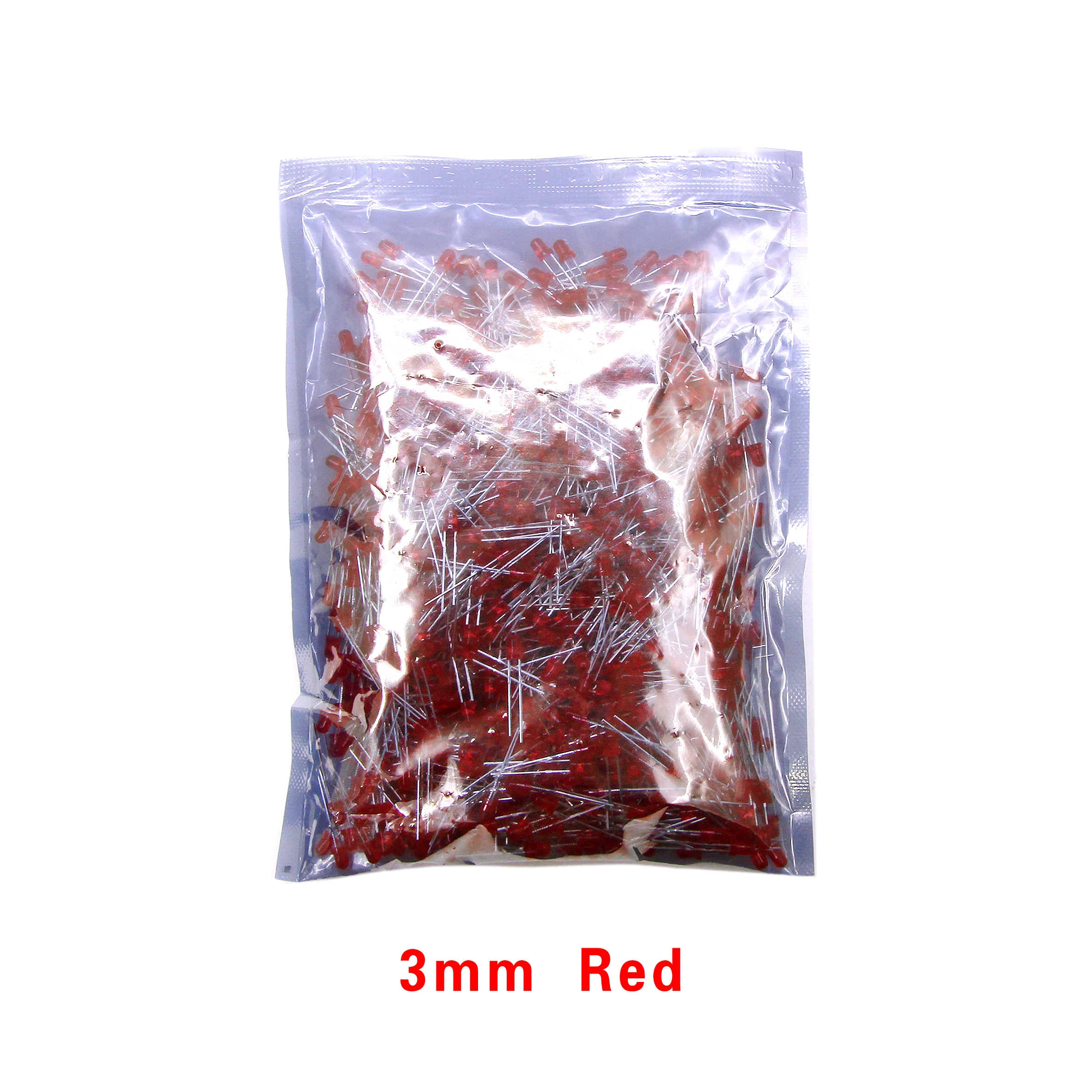 1000pcs/Wholesale F5 5MMF3 3MM Round LED Transparent Ultra Bright Green/Yellow/Blue/White/Red Light Emitting Diode
