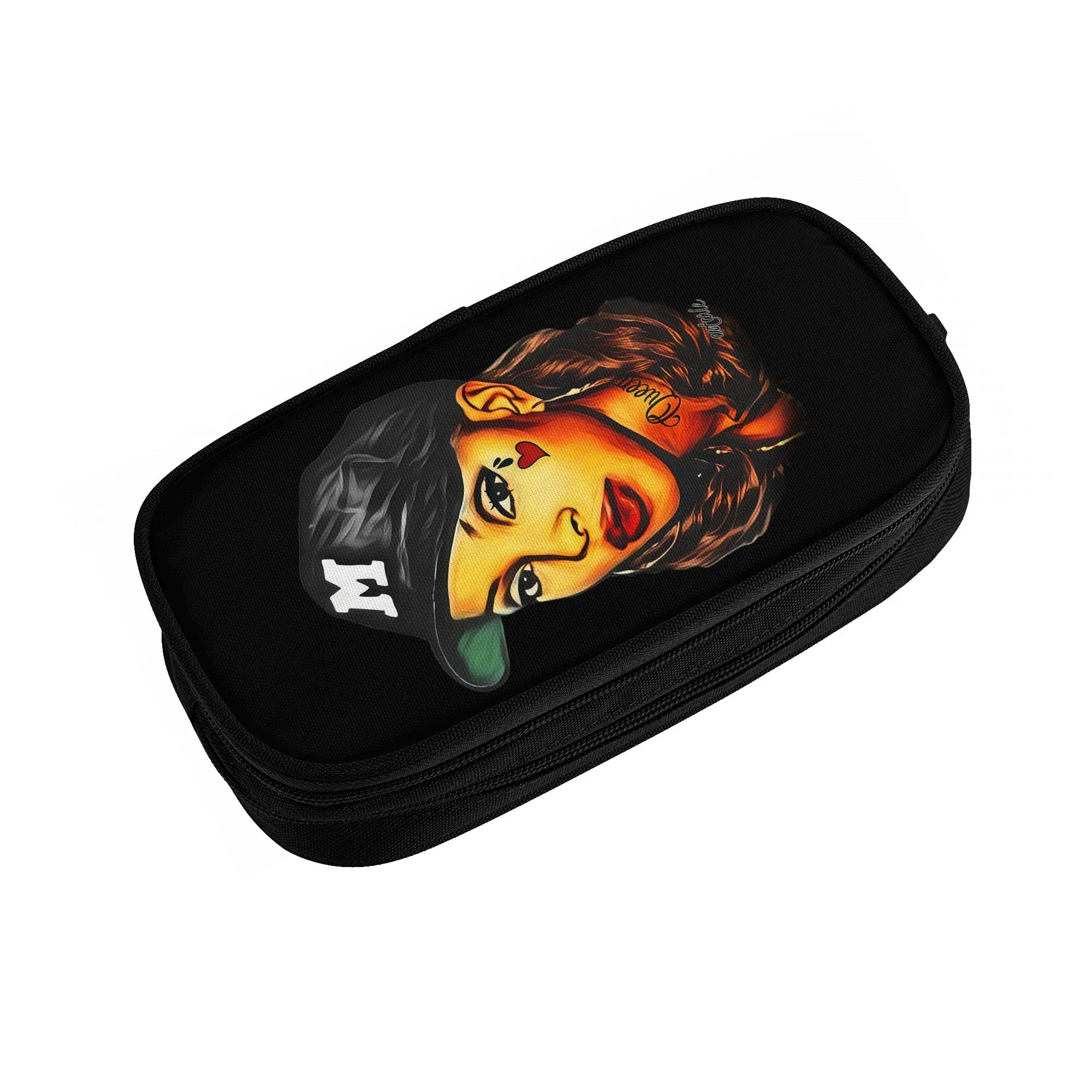 Mary Jane Blige Singer Queen Hip-Hop of R&B  Cute Pencil Case Girl Boy Big Capacity  Pencil Box Students Stationery