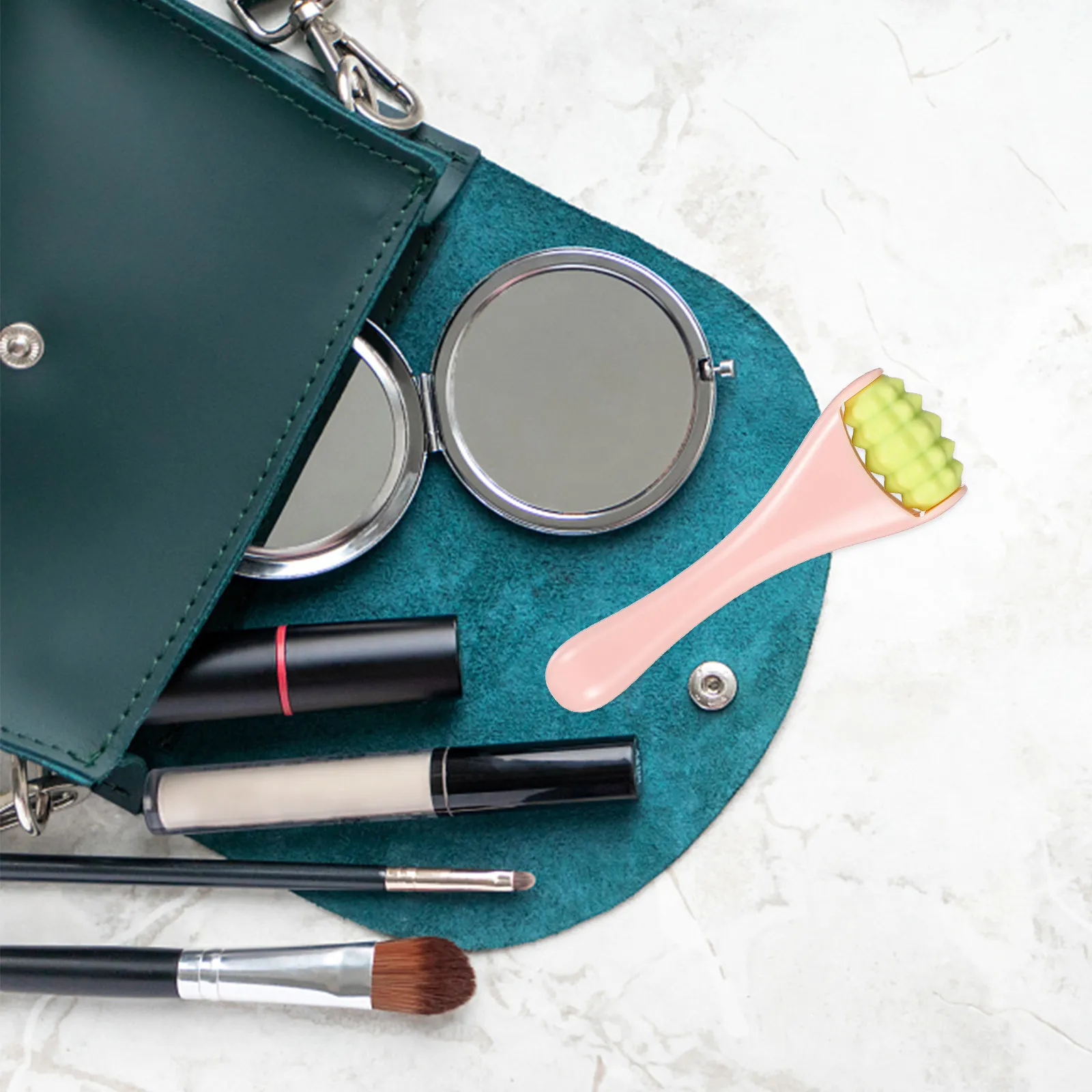 Dispositivo de Importación de Esencia para el Contorno de Ojos, Rodillo para Aplicación de Cosméticos, Masajeador Facial Adelgazante, Herramienta de Belleza Portátil para Uso Doméstico