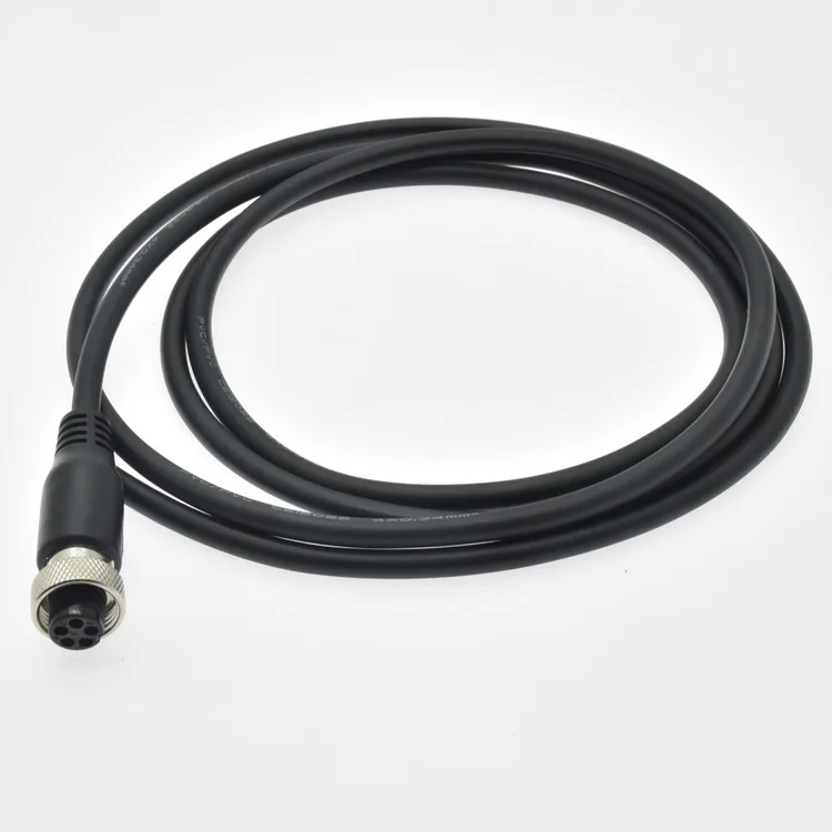 5pcs Injection molding of connectors processed into wires using GX12-5P