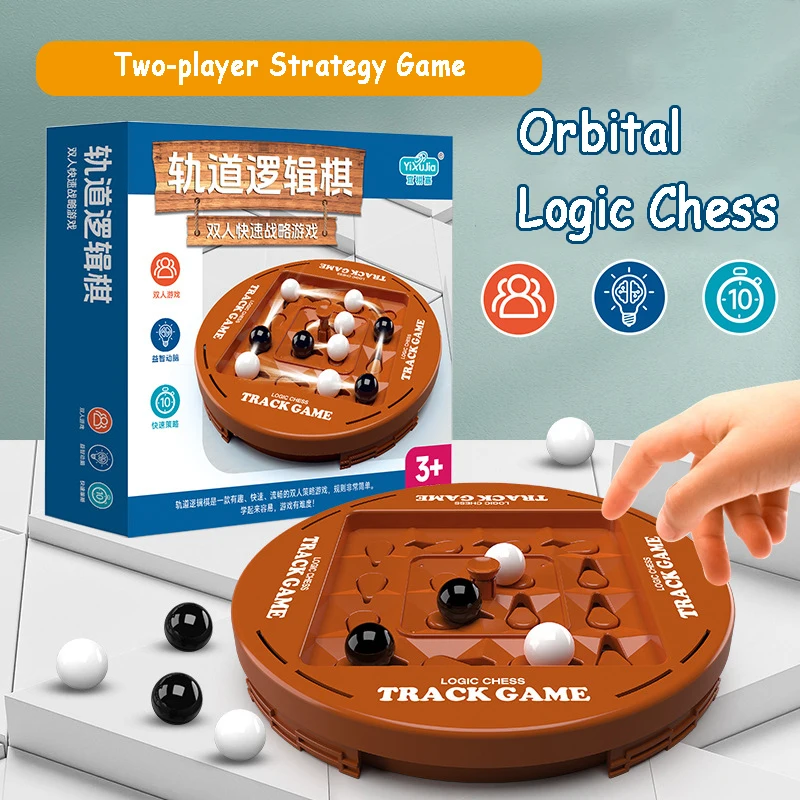 Smart Rotating Connect 4 Board Games Logic Thinking Track Matching Puzzle Brain Table Game Family Interactive Toys for Children