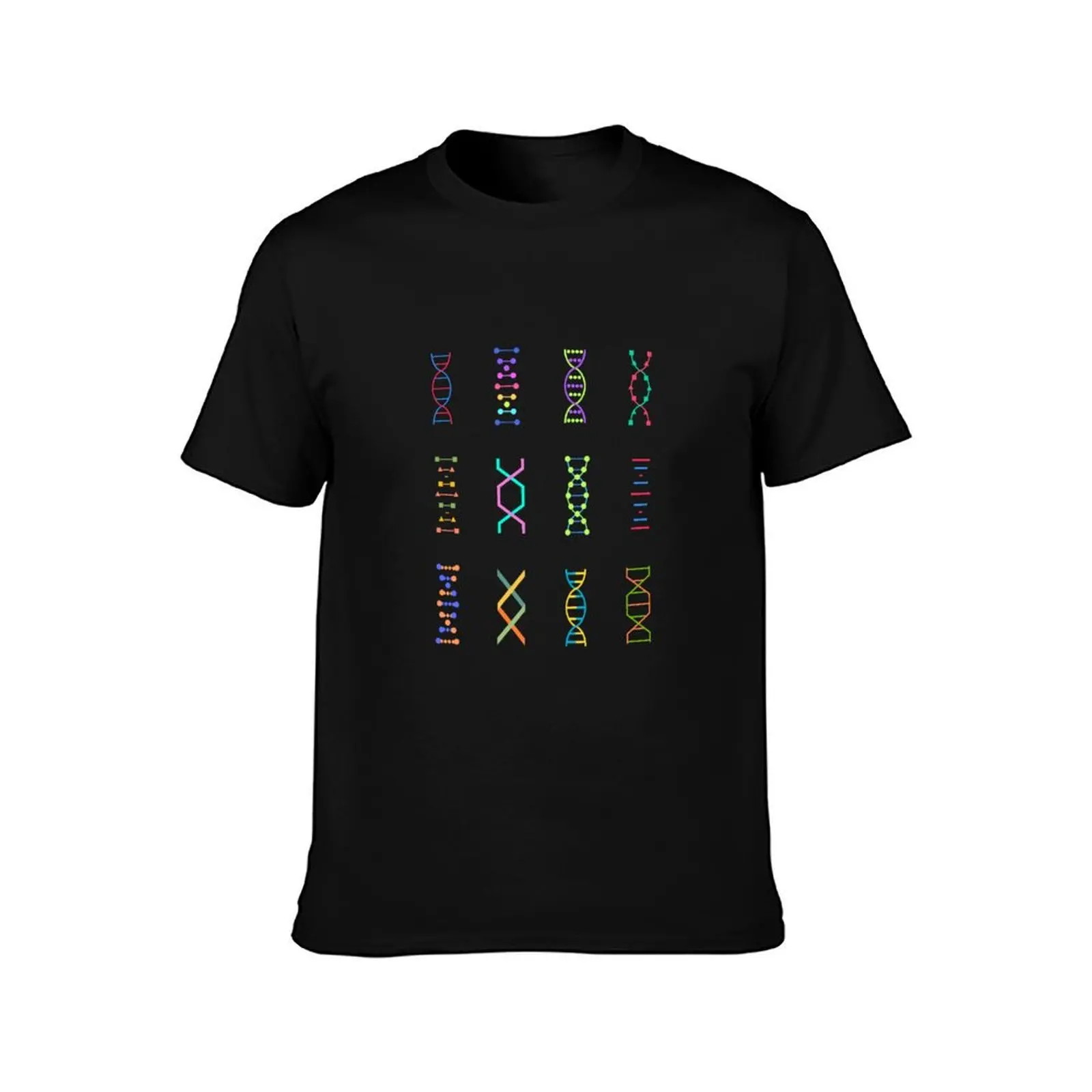 DNA genetics stem biology pattern set T-Shirt t shirts with prints T-Shirt