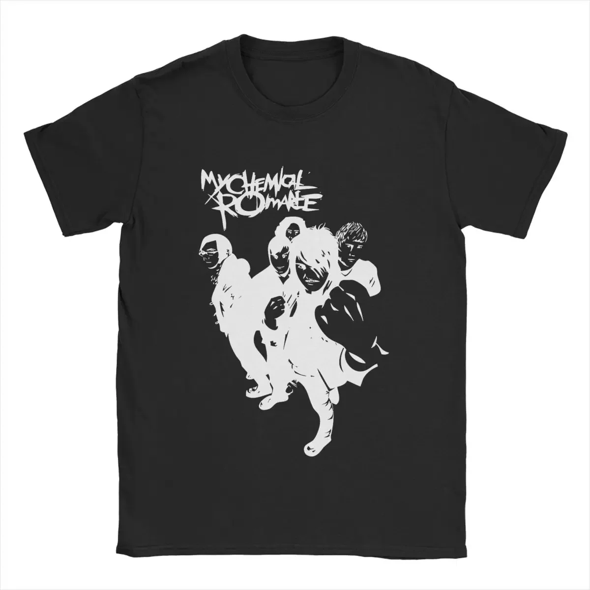 

My Chemical Romance T Shirts for Men 100% Cotton Vintage T-Shirt Round Neck Tees Short Sleeve Clothes Classic