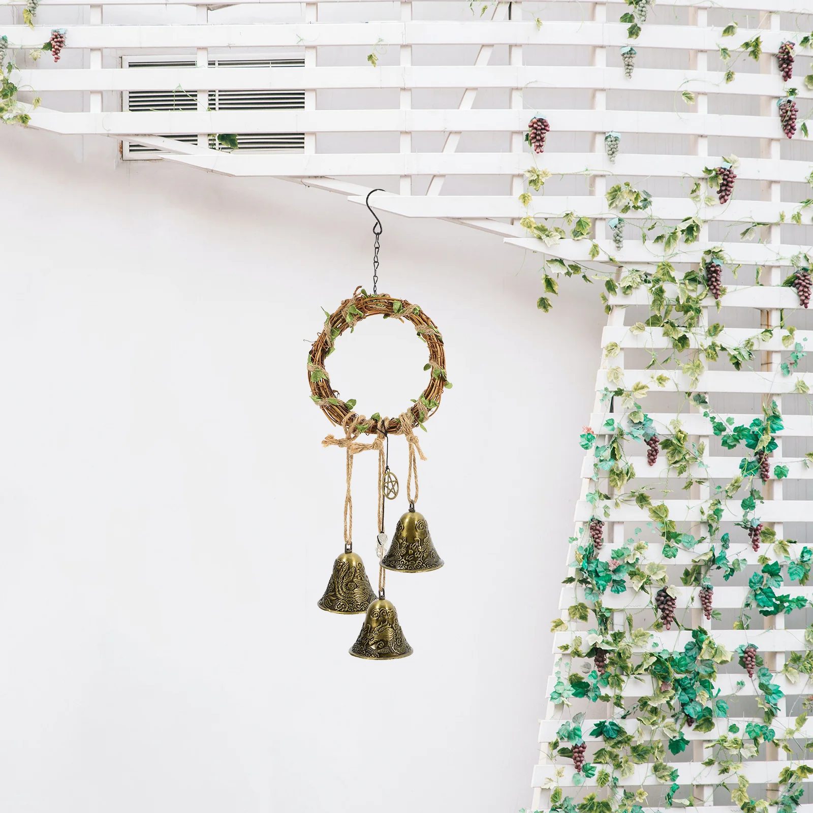 4 قطعة أجزاء رنين الرياح التنين فينيكس أجراس معدنية صغيرة لصياغة قلادة ديكور خارجية أجراس عتيقة حرفية