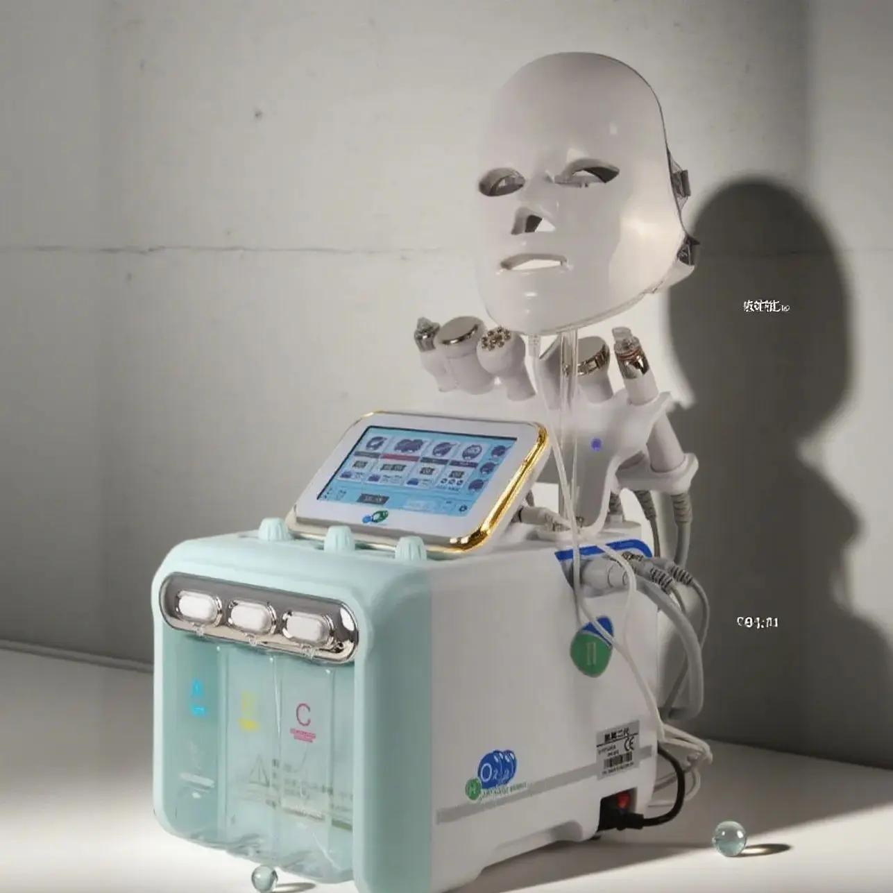 

7-in-1 Hydro Dermabrasion Machine - Advanced Oxygen Jet & Diamond Peeling Facial Device for Deep Cleansing, Hydration & Skin