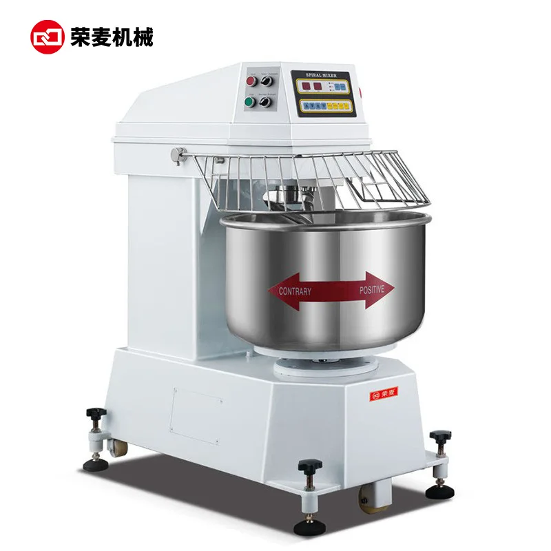 75Kg stainless steel two-speed double-action dough mixing machine commercial fully automatic 100L large commercial dough mixing