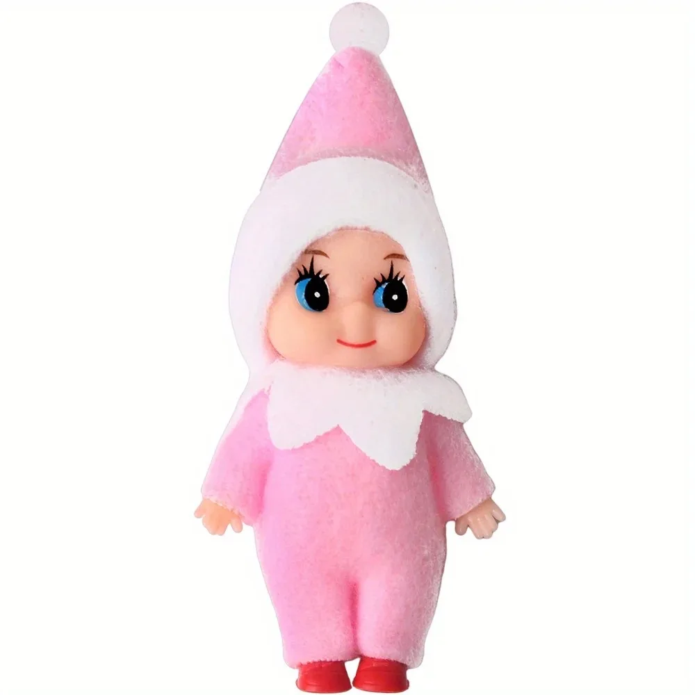 *Boneka Elf Bayi Natal yang Berwarna-warni - Boneka Elf Kecil Bayi Laki-laki & Perempuan Natal Dekorasi Natal Mainan Anak-anak Hadiah untuk Ibu Hamil