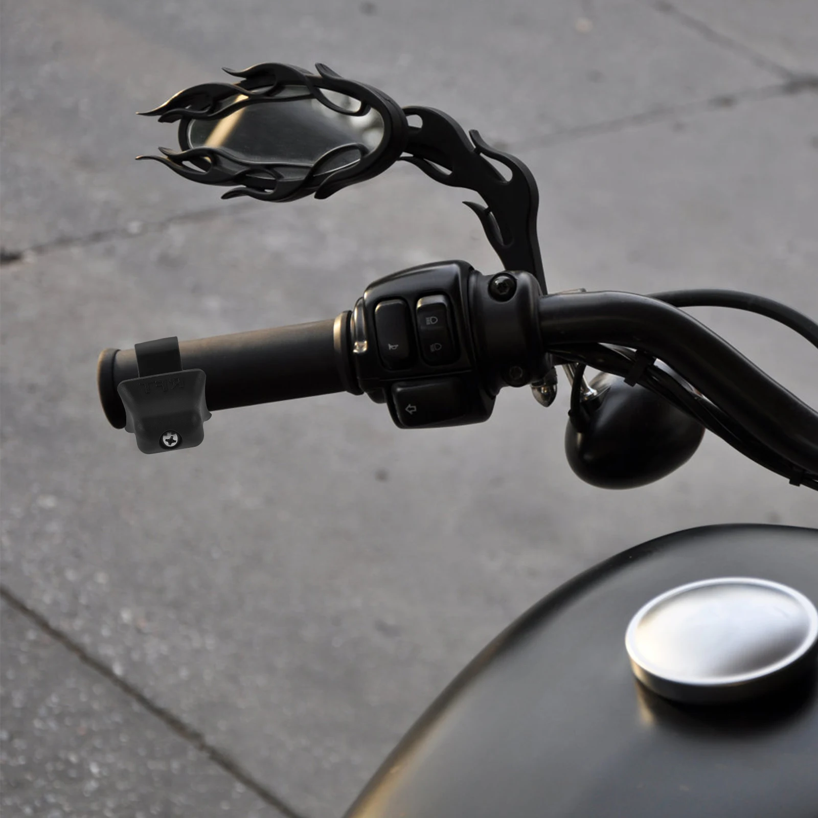 

Throttle Assist Cruise Control Motorcycle Grips Wrist Support Lock Universal Fit Antislip Electric Bike Booster