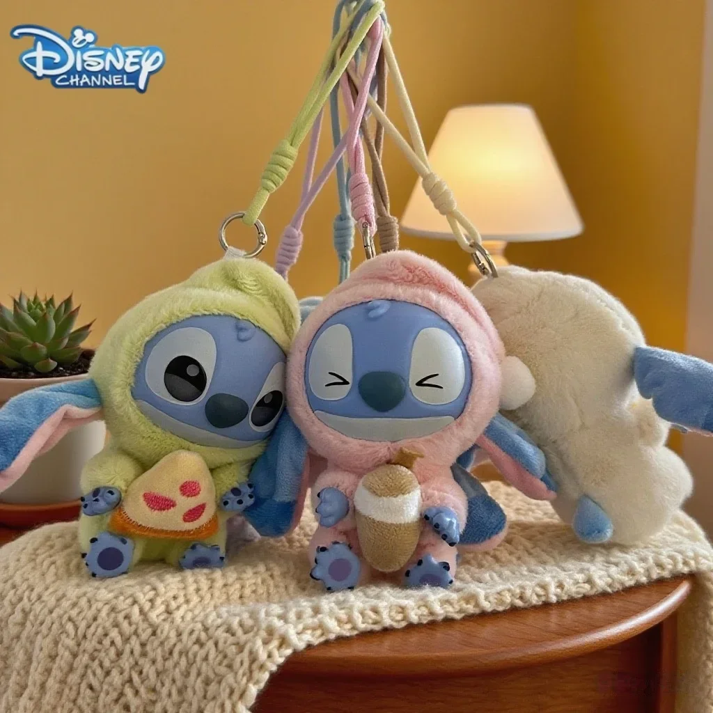 1-6PC Disney New Stitch Eat Something Before Sleep Blind Box Toy Mystery Box Stitch Doll Pendant Ornaments Stitch Christmas Gift