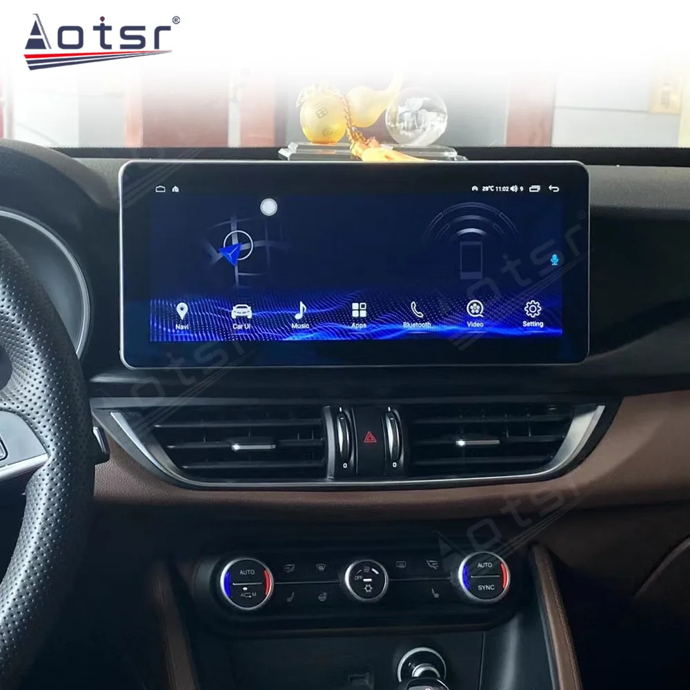 RHD LHD 12.3 Inch For Alfa Romeo Giulia Stelvio 2016~2021 Car Multimedia Automotive GPS Navigation Car Radio Reciever Head Unit