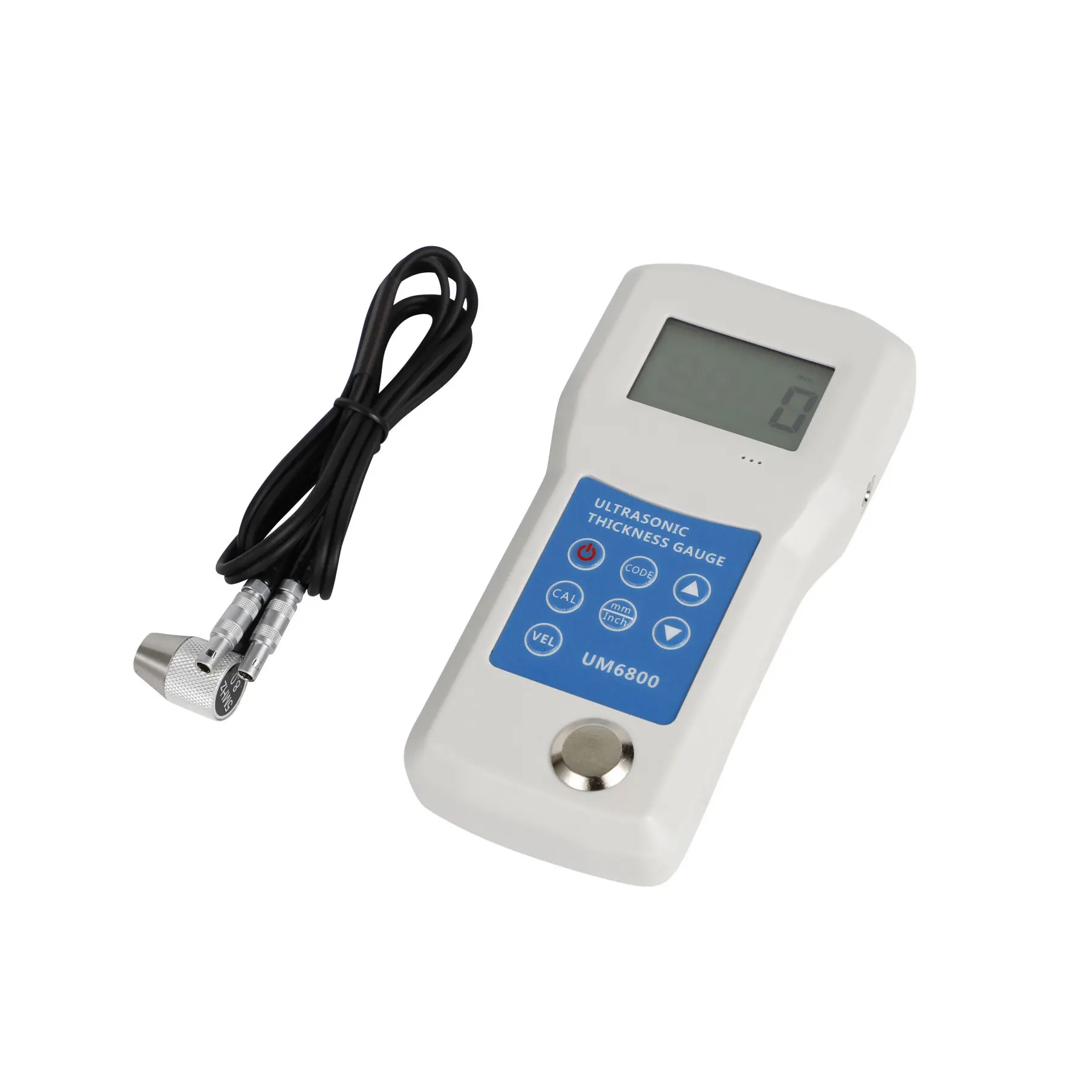 High resolution steel quartz glass, PVC Ultrasonic Thickness Gauge UM6800 for chemical equipment, boilers