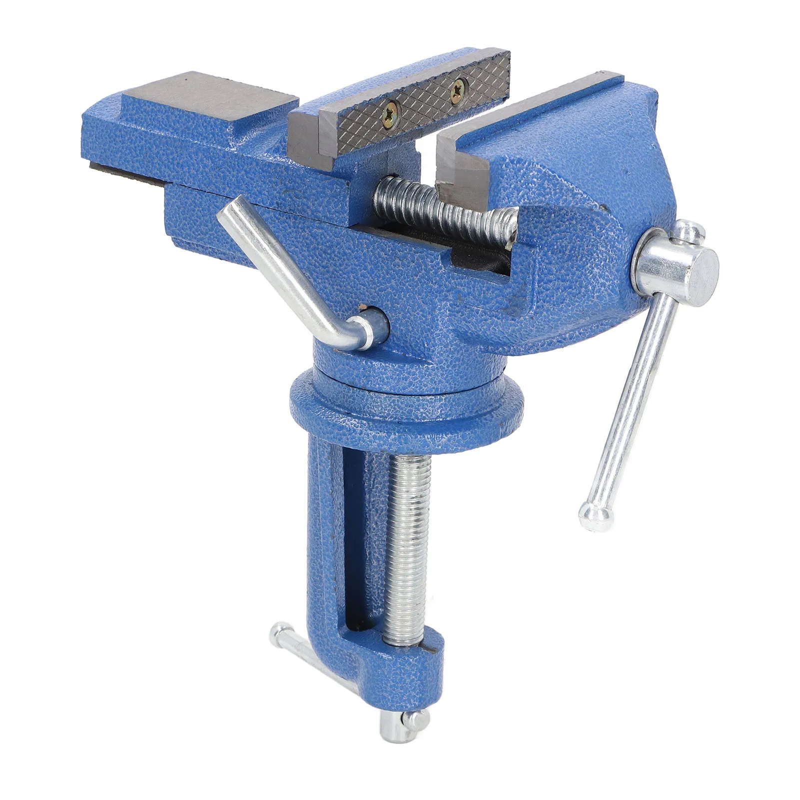 Torno de bancada resistente, mandíbula de 80mm, alta dureza, rotação de 360 graus, braçadeira de mesa, torno de mesa
